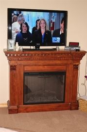 Faux Fireplace and Flat Screen TV, a Perfect Combination