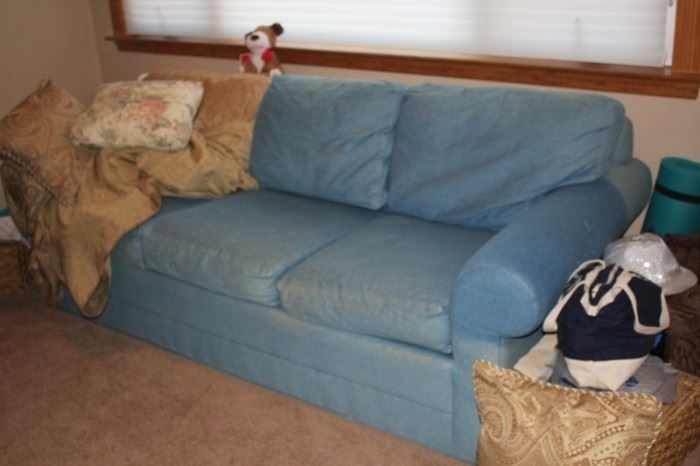 Sofa and Accent Pillows
