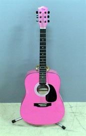 Kay Limited Edition "Shocking Pink Dreadnought" Acoustic Guitar, Model K536P