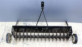 Pull-Behind Lawn Aerator, Model 45-0230, 41"W, 9" Tines