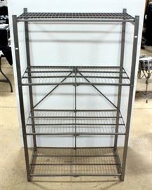 4-Tier Wire Metal Shelving, 60"H x 36"W x 19.5"D