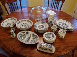 Several Pieces of Blue Danube China