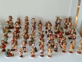 Numerous Hummel Figurines