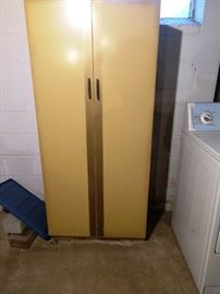 Yellow Two - Door Metal Storage Cabinet 