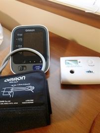 Omron Blood Pressure Monitor and Carbon Monoxide Monitor 