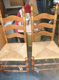 Wicker Seat Chairs 