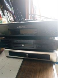 TiVo Series 2 - DVR, Sony VHS and Apex DVD Players 