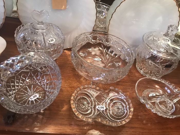 Assorted Crystal And Glassware