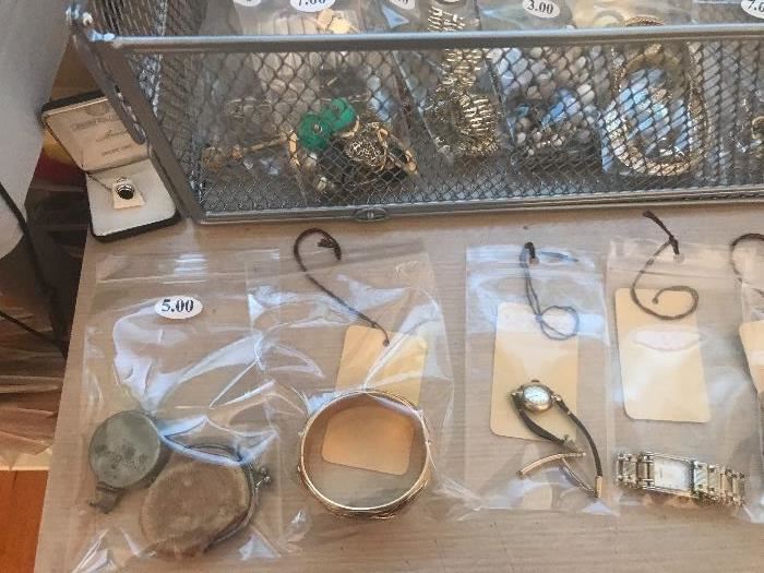 Assorted Costume Jewelry ~ Some Sterling ~ Vintage And Newer