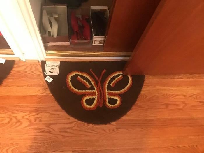 Vintage Butterfly Rugs ~ Never Used