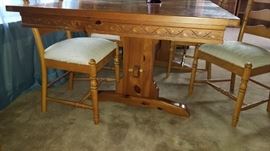 Details of Dining Room Table