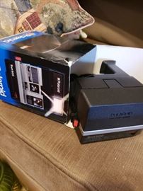 Polaroid camera in original box