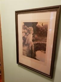 Bessie Pease Gutmann framed print 'The Butterfly'