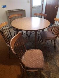 Vintage table and chairs