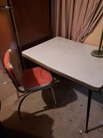 Vintage table and chair