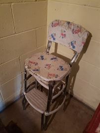 Vintage high chair/step stool
