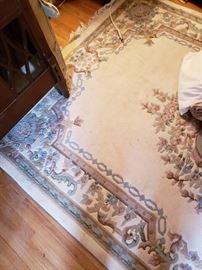 Indian Hand Knotted Wollen Carpets area rug 55" x 96"