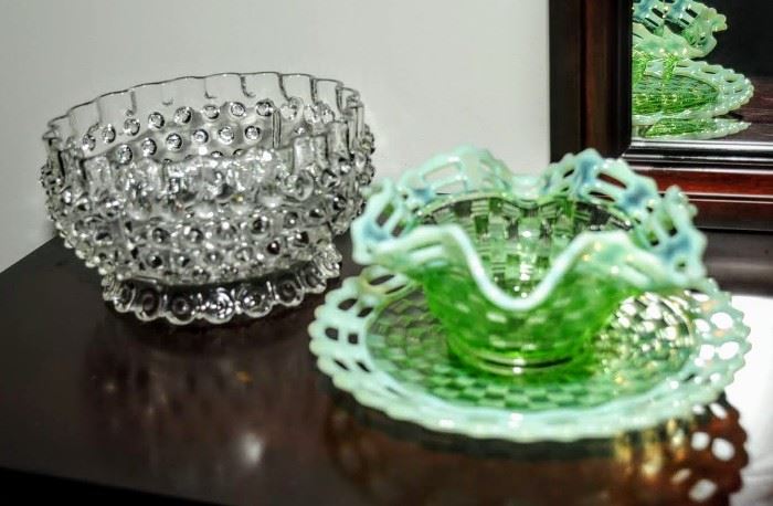 DEPRESSION ERA STYLE GLASS
