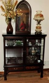 VINTAGE CURIO CABINET