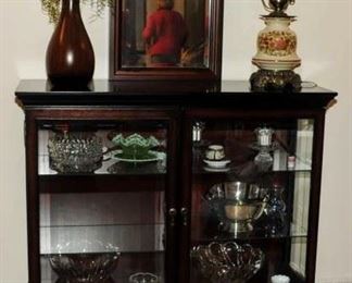 VINTAGE CURIO CABINET