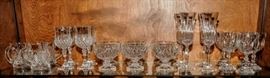 SELECTION OF GLASS STEMWARE