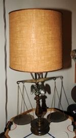 ONE OF TWO BALANCE TABLE LAMPS