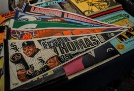 SELECTION OF FELT PENNANTS