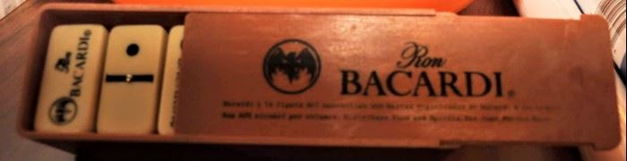 BACARDI ADVERTISING DOMINO SET