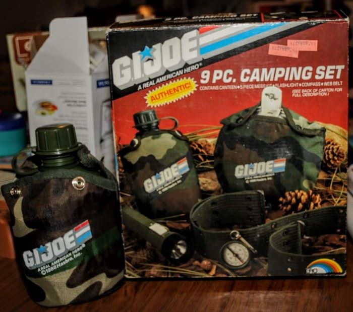 G I JOE CAMPING SET