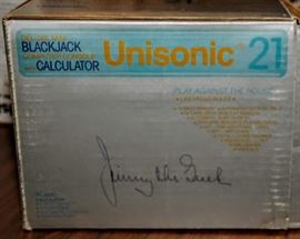 UNISONIC 21 BLACKJACK CALCULATOR ~ JIMMY THE GREEK