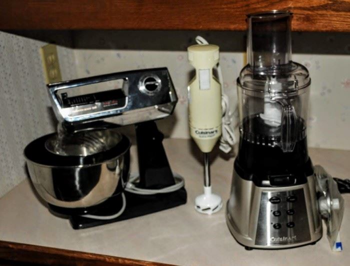 CUISNART FOOD PROCESSOR ~ STAND MIXER ~ CUISNART IMMERSION BLENDER