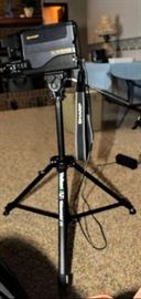 SHARP VHS CAMCORDER AND TRIPOD W/CHARGER AND EXTRA BATTERY