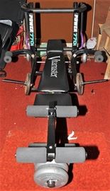 PROFESSIONAL WEIGHT BENCH WITH WEIGHTS