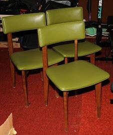 3 OF 8 MID-CENTURY CHAIRS
