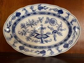 Meissen Blue Onion Platter