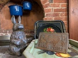 Cast Iron Bunny Doorstop