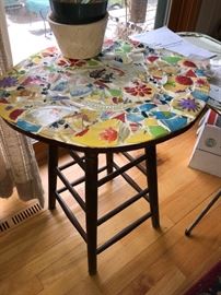 Gorgeous mosaic end table