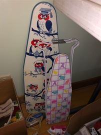Adorable childs ironing boards and matching irons!