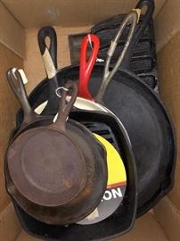 Cast iron pans