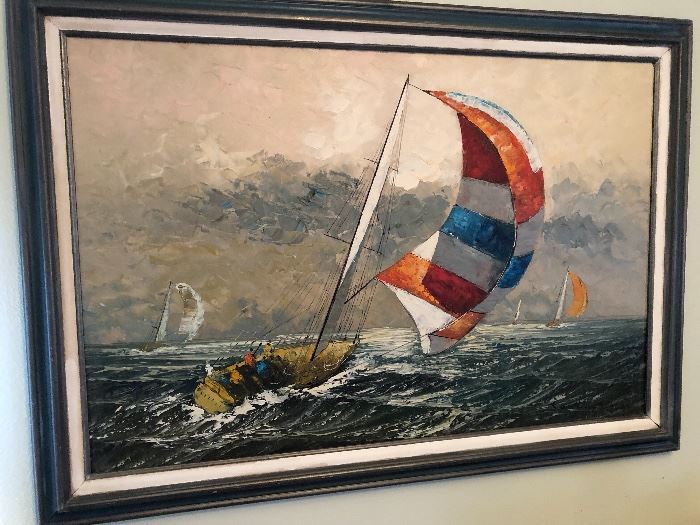 Original oil painting.
