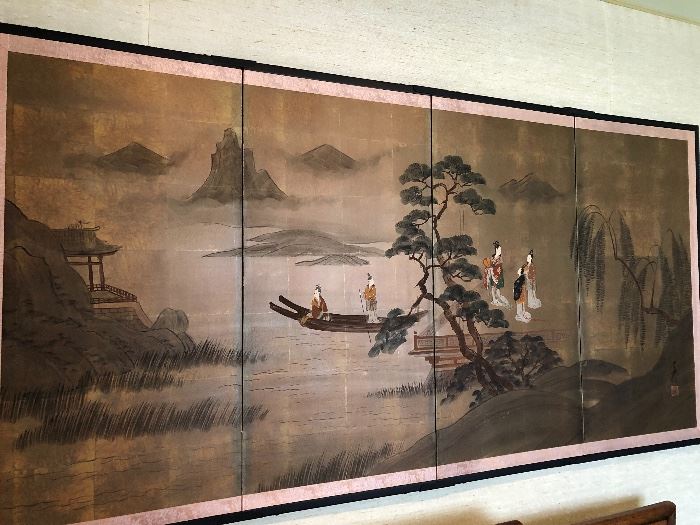 Vintage Asian Screen