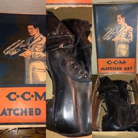 1940s ice skates still in the original box!