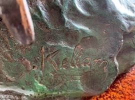 Budweiser Clydesdale horse head artist: S. Keliam. 