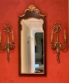 Queen Anne style mirror