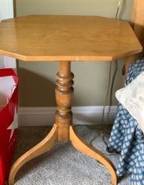 Lovely old maple side table.