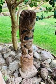 Hawaiian Tiki carving.