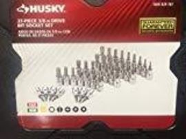 Husky Socket Tool Set Steel Metal Organizer Case 3 ...