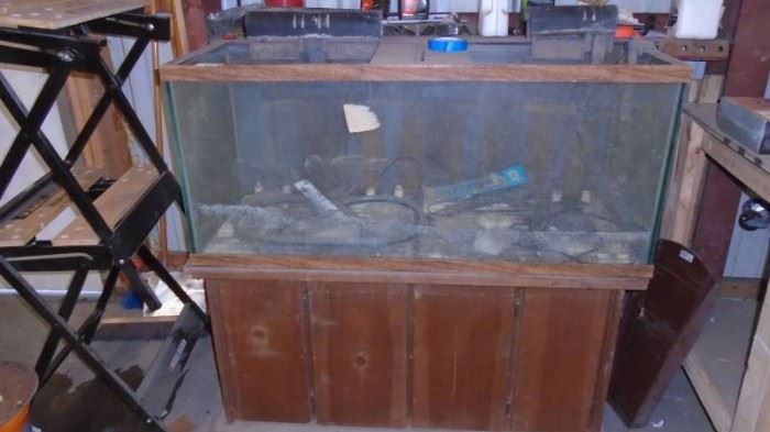 Fish Tank With Stand and accessories.