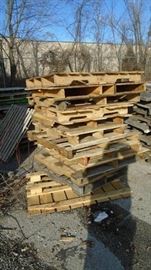 Stack of Misc Pallets.