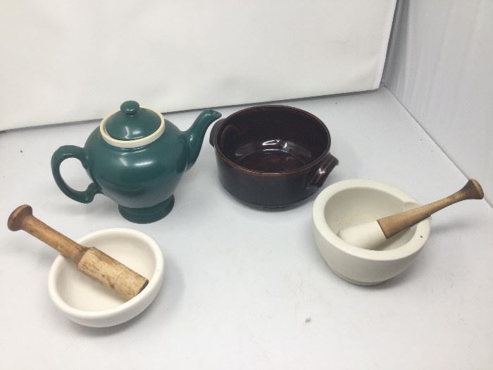 McCormick Teapot, Mortars and Pestles, and Lipton Pottery  
 https://ctbids.com/#!/description/share/102040
